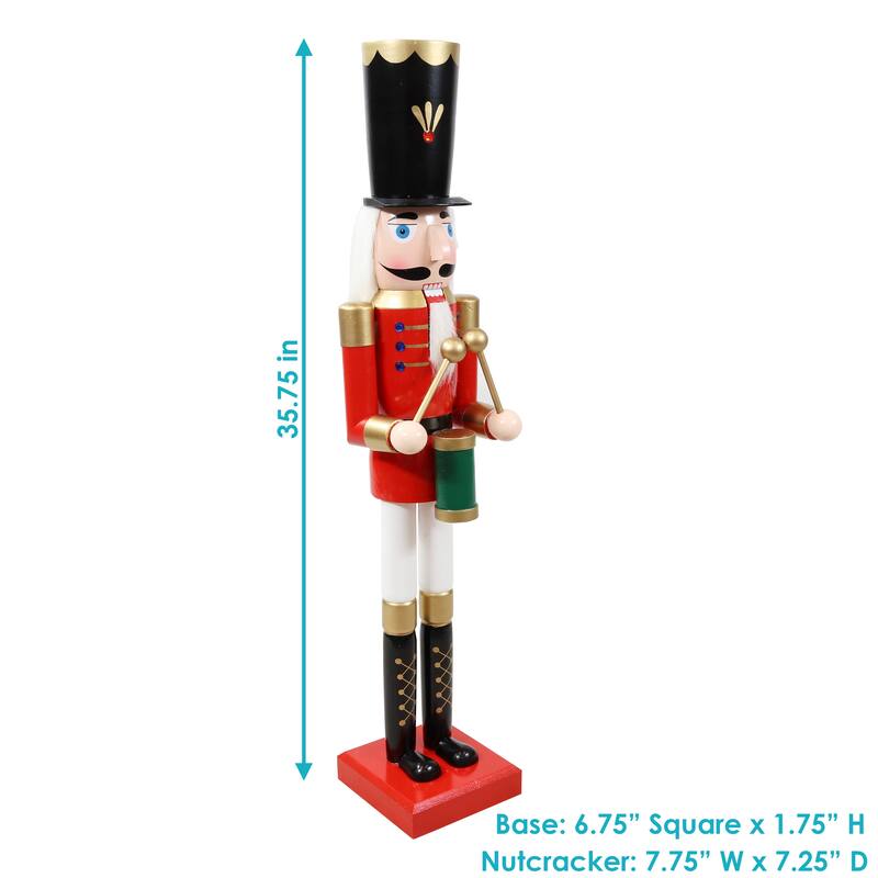 Noah the Harmonious Indoor Nutcracker Statue - 35.75-Inch
