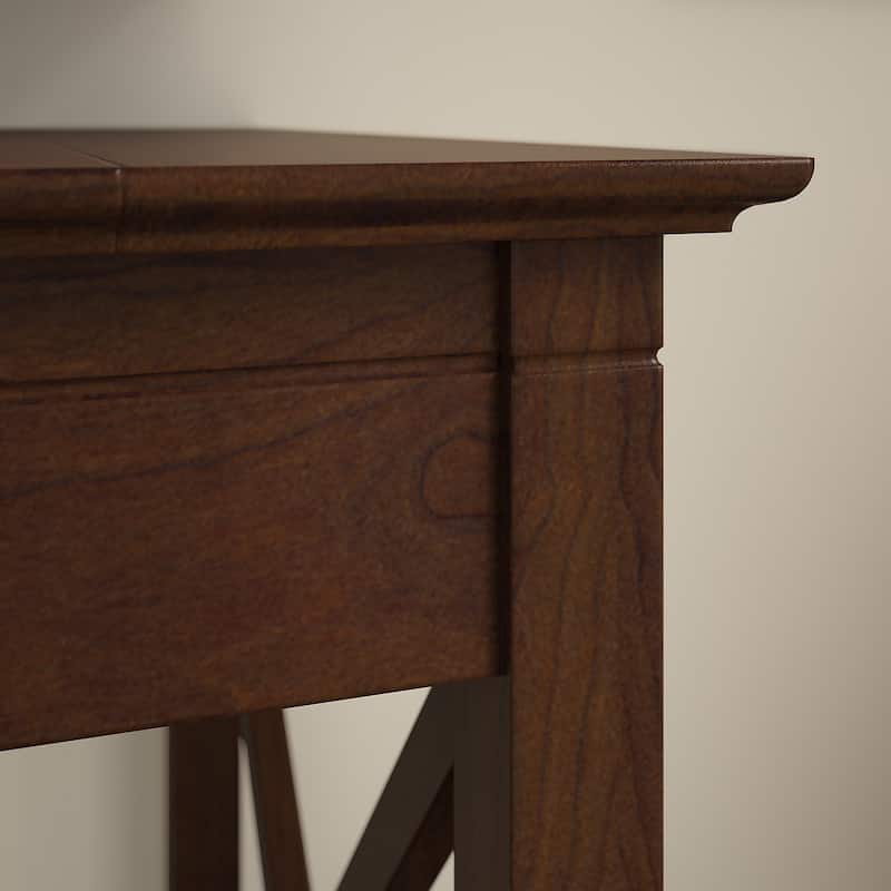 Key West 60W L Shaped Desk with Mobile File Cabinet by Bush Furniture