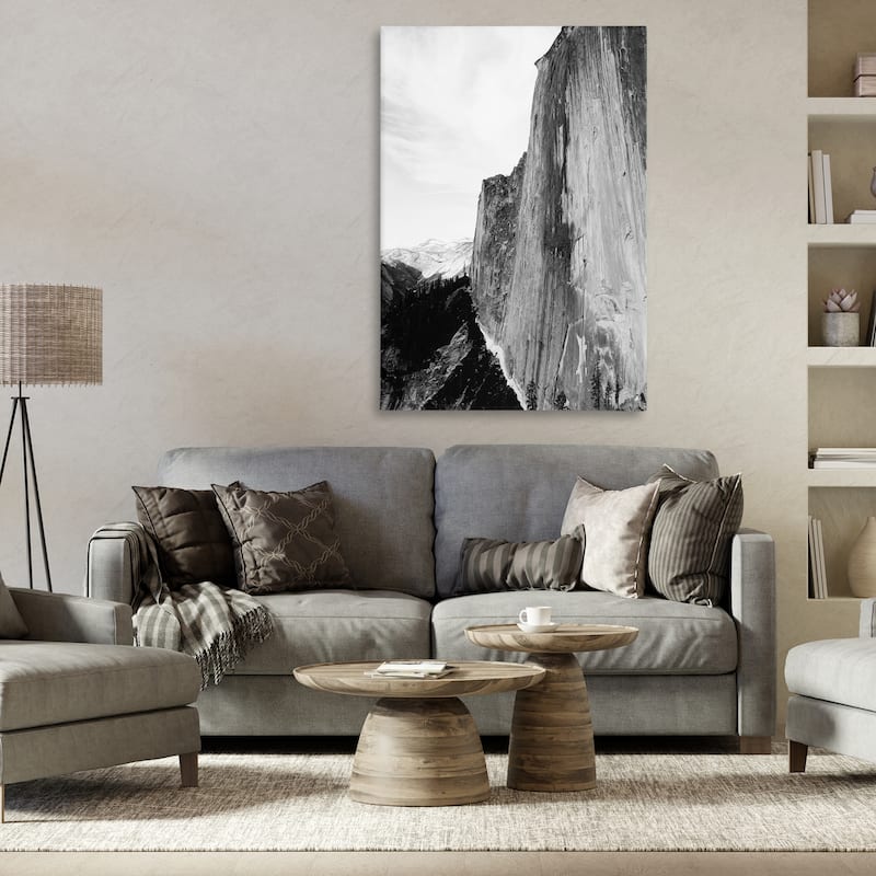Stupell Tall Natural Cliff at Yosemite Canvas Wall Art Design By Gemma Bardot