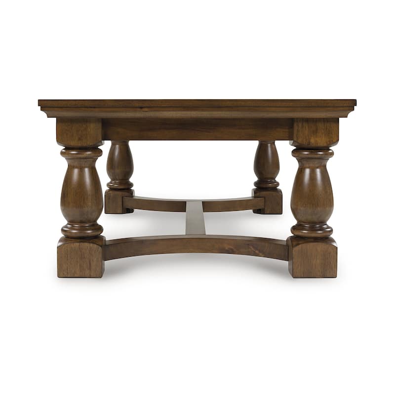 Signature Design by Ashley Sturlayne Brown Coffee Table - 52"W x 32"D x 19"H