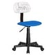 preview thumbnail 6 of 22, Kids Rolling Drawing Desk & Chair Set Colorful Rotating Upholstered Student Office Computer Chair for Children
