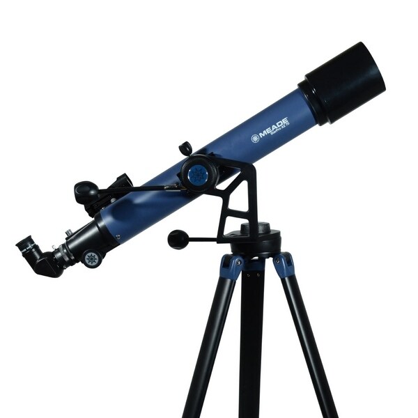 Meade Instruments 234001 StarPro AZ Achromatic Refractor 70mm Telescope w/ Red  Dot Viewfinder - Overstock - 24214983
