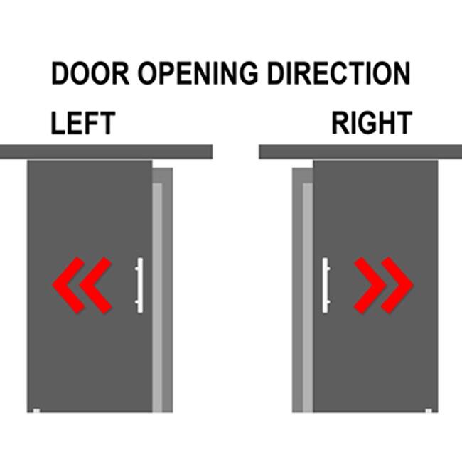 Glass Sliding Barn Door with Modern Frosted Design Hardware