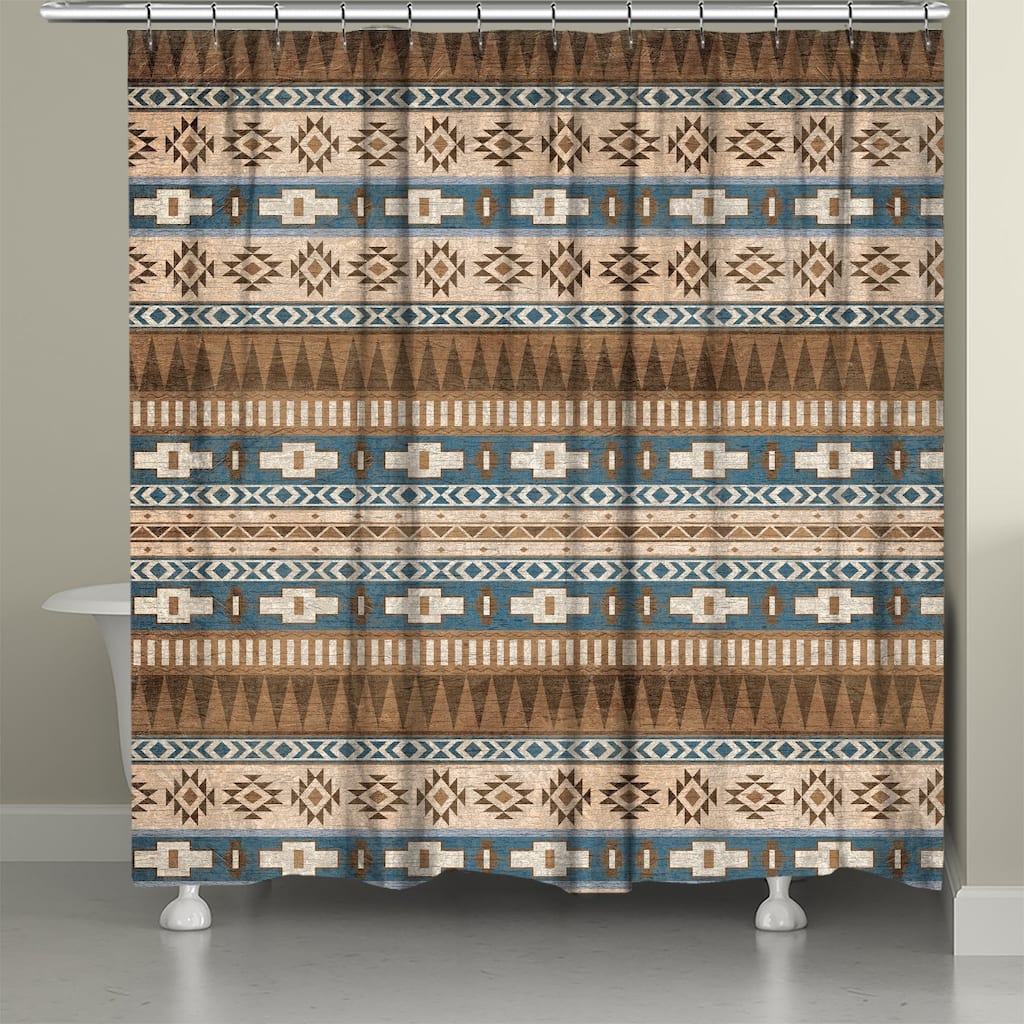 Laural Home Sedona Canyon Brown Shower Curtain