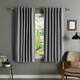 Aurora Home Insulated Thermal 63-inch Blackout Curtain Panel Pair - Slate Grey