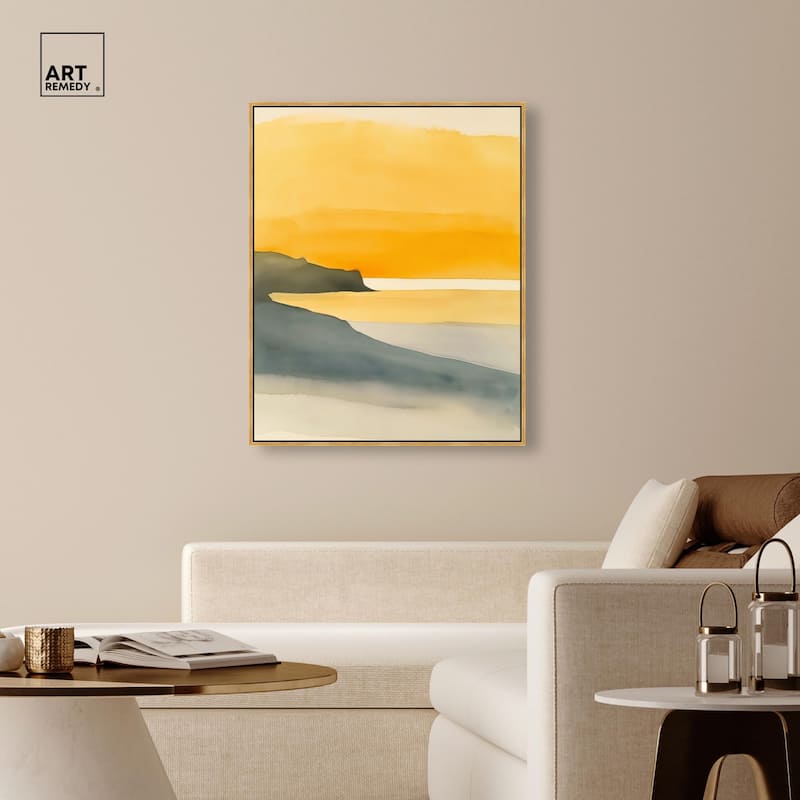Dawn on the Waves Canvas by Art Remedy