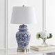 preview thumbnail 4 of 6, SAFAVIEH Lighting 30" Arwen LED Table Lamp (Set of 2) - 17"x17"x30.5"