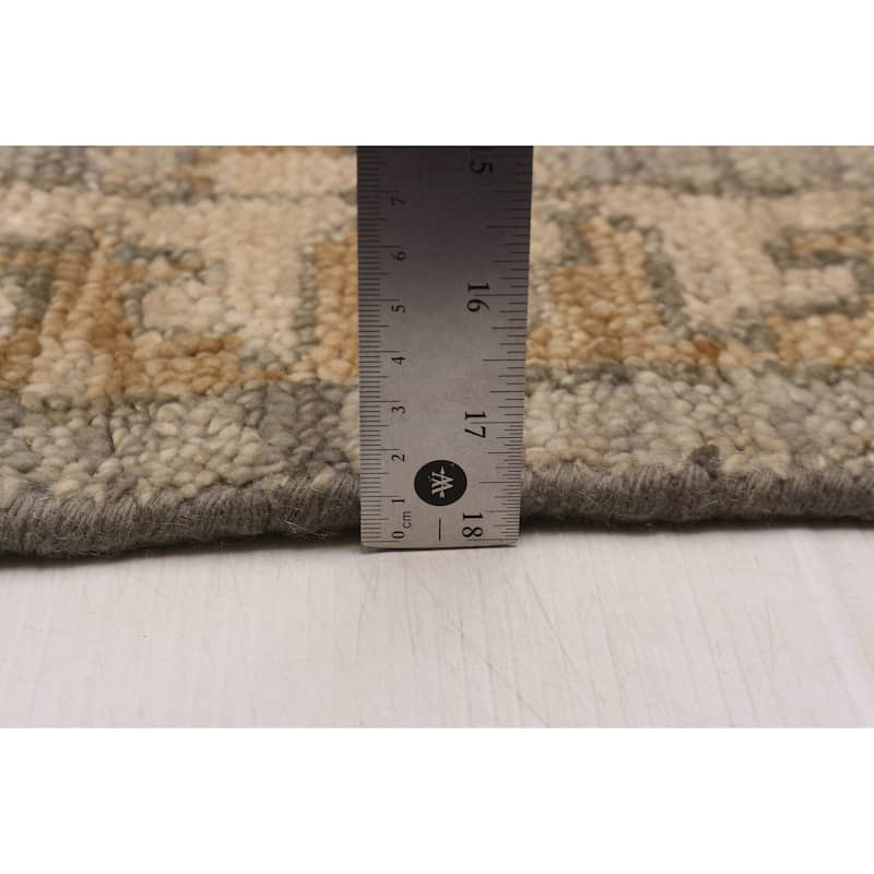 ECARPETGALLERY Hand-knotted Jules Serapi Grey Wool Rug - 9'1 x 12'0