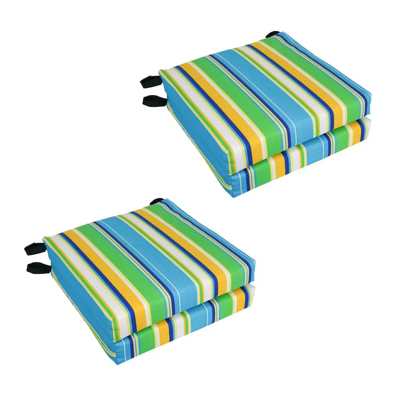 16-inch Indoor/Outdoor Chair Cushions (Set of 4) - 16 x 16