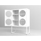 preview thumbnail 1 of 8, Metal 2 Mesh Doors Storage Cabinet with 3 Shelves
