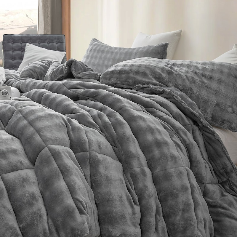 Git Puffy Cozy - Coma Inducer Oversized Comforter Set - Frost Gray
