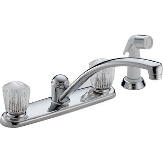 Delta Classic Kitchen Faucet with Side Spray - Includes Lifetime - Bed ...