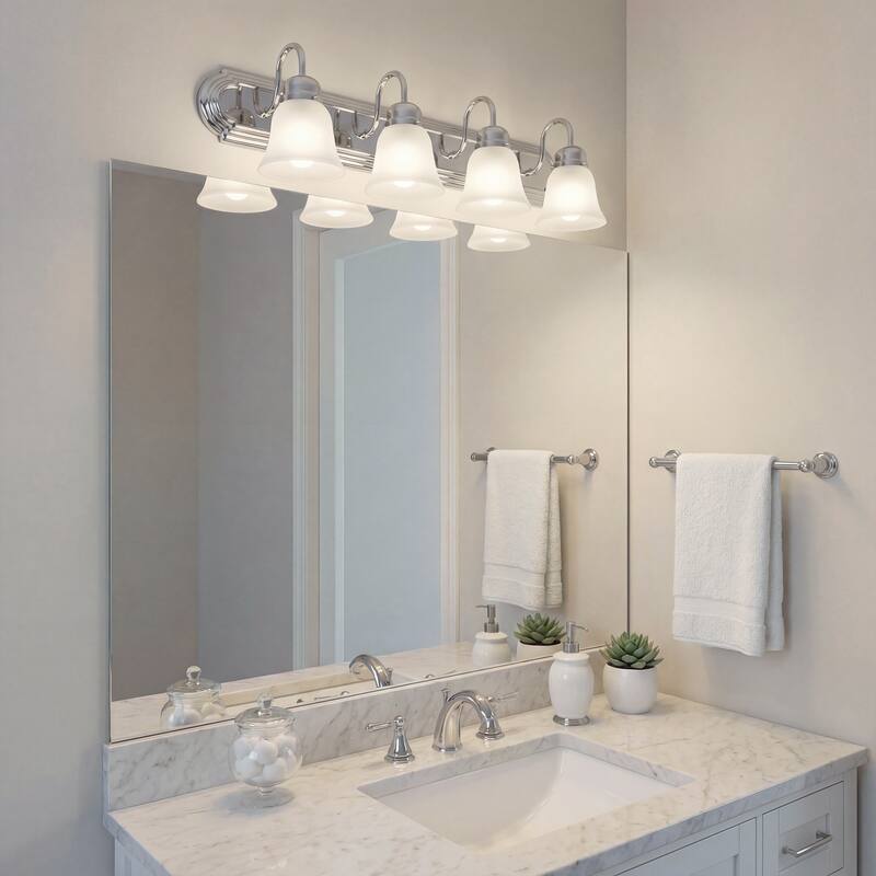 Kichler Lighting Traditional 4-light Chrome Bath/Vanity Light