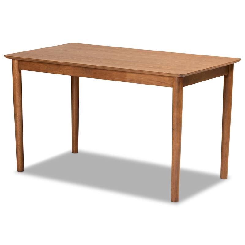 Daymond Mid-Century Upholstered and Walnut 4-PC Dining Nook Set