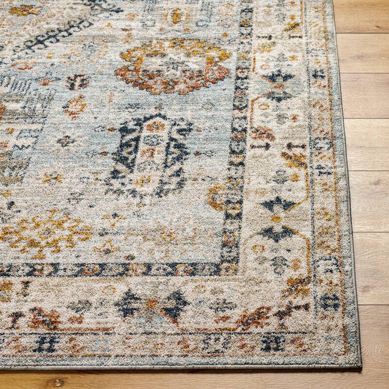 Livabliss Beckham Updated Traditional Medallion Area Rug