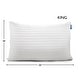 preview thumbnail 4 of 3, Chiromatic Optiloft Adjustable Pillow with Case - White King/Standard