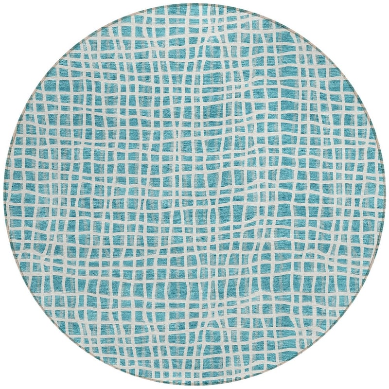 HomeRoots Striped Transitional Rectangle Outdoor Rug