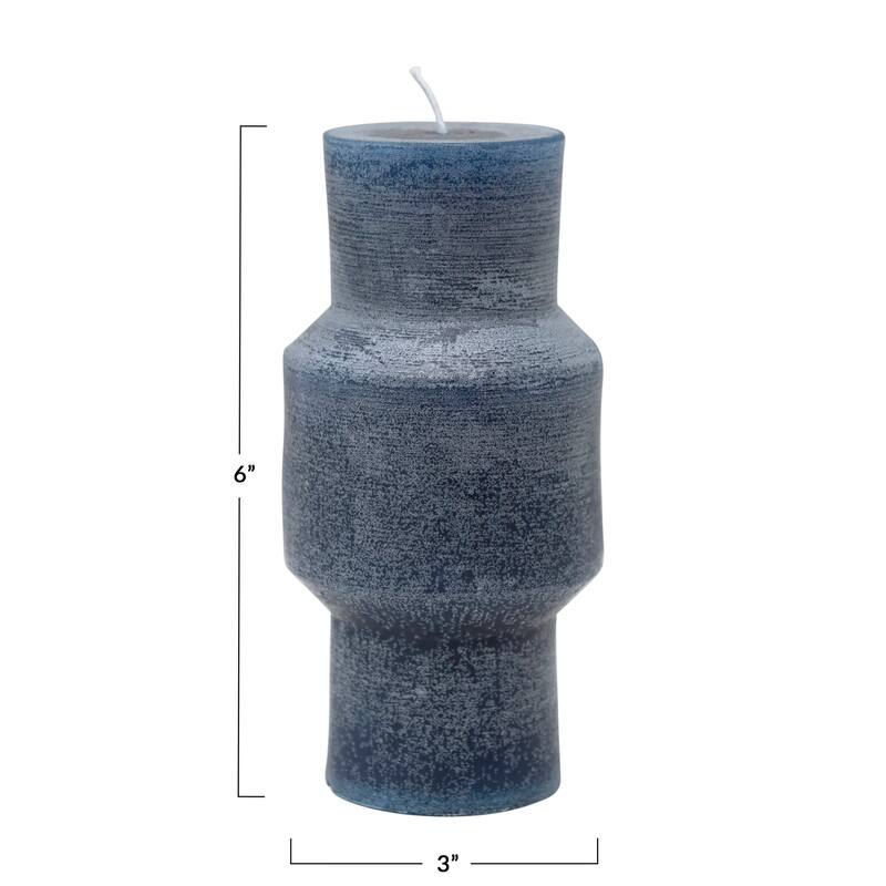 Unscented Totem Pillar Candle