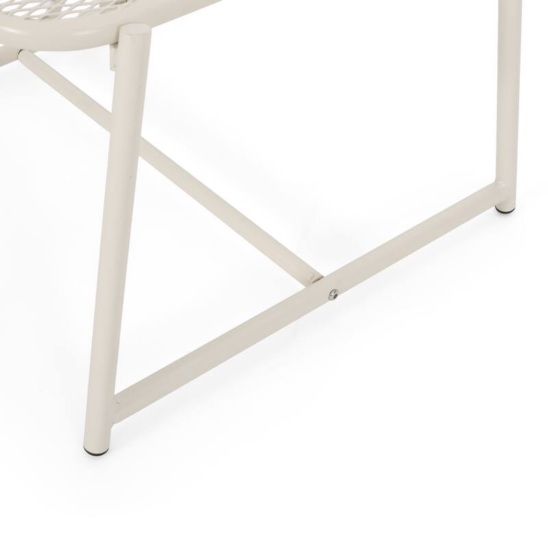 Bucknell Outdoor Iron Metal Mesh Side Table by Christopher Knight Home