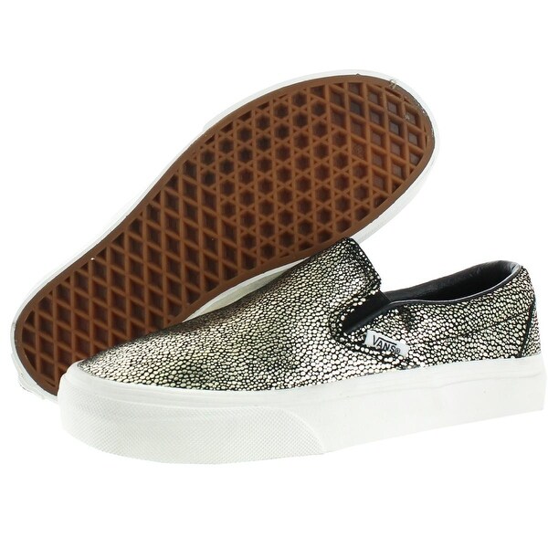 snake print slip on vans