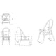 preview thumbnail 2 of 95, Furniture of America Irene French Chevron Wicker Patio Dining Chairs