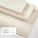 preview thumbnail 87 of 193, Linery & Co. Cotton Diamond Waffle Texture Bath Towels.