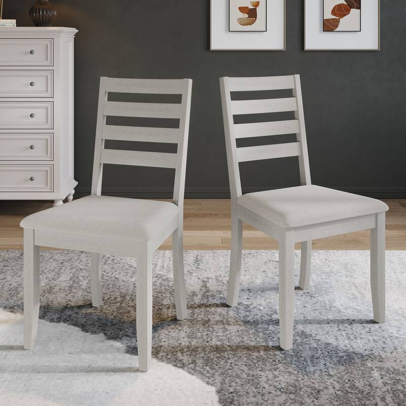 CraftPorch Simple Timeless Wooden Dining Chairs (Set of 2) - N/A