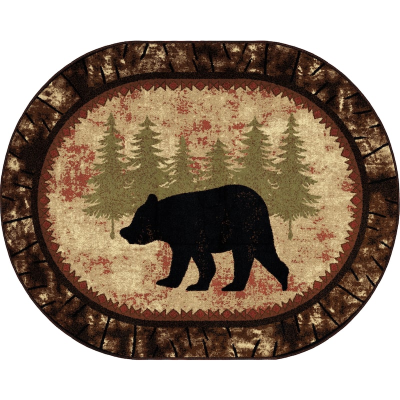 Birch Bear - 7'10"x9'10" Oval