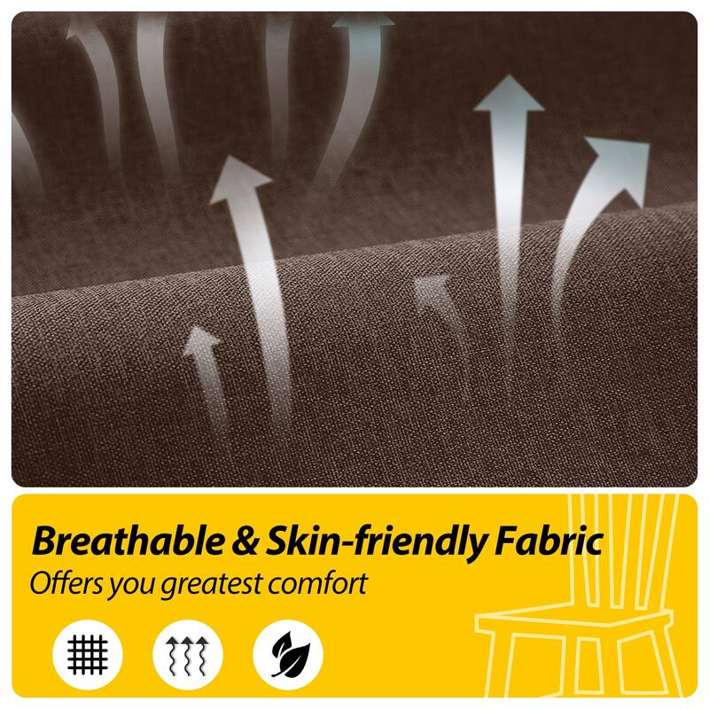 AAAAAcessories 17 in. X 16 in.Indoor Strap Non-slip Chair Cushion for Multi-scenario Setups (2 Pack) - N/A