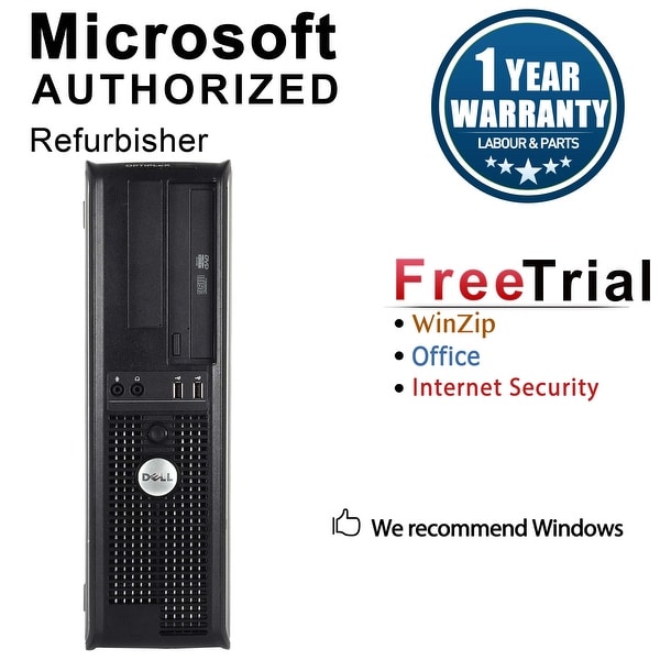 Dell OptiPlex 780 Desktop Computer Intel Core 2 Duo E8400 3.0G 8GB DDR3 1TB Windows 10 Pro 1 Year Warranty (Refurbished)