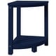 preview thumbnail 26 of 79, Anapolis Poly Corner Shower Bench Navy Blue