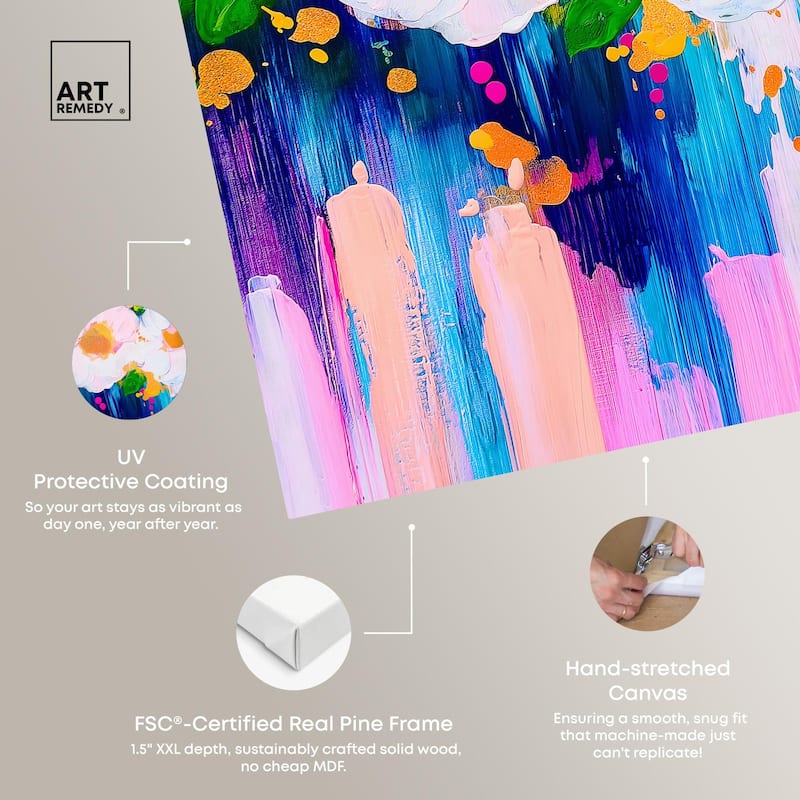 Contrast of Purity II Canvas by Art Remedy, Gallery Wrapped