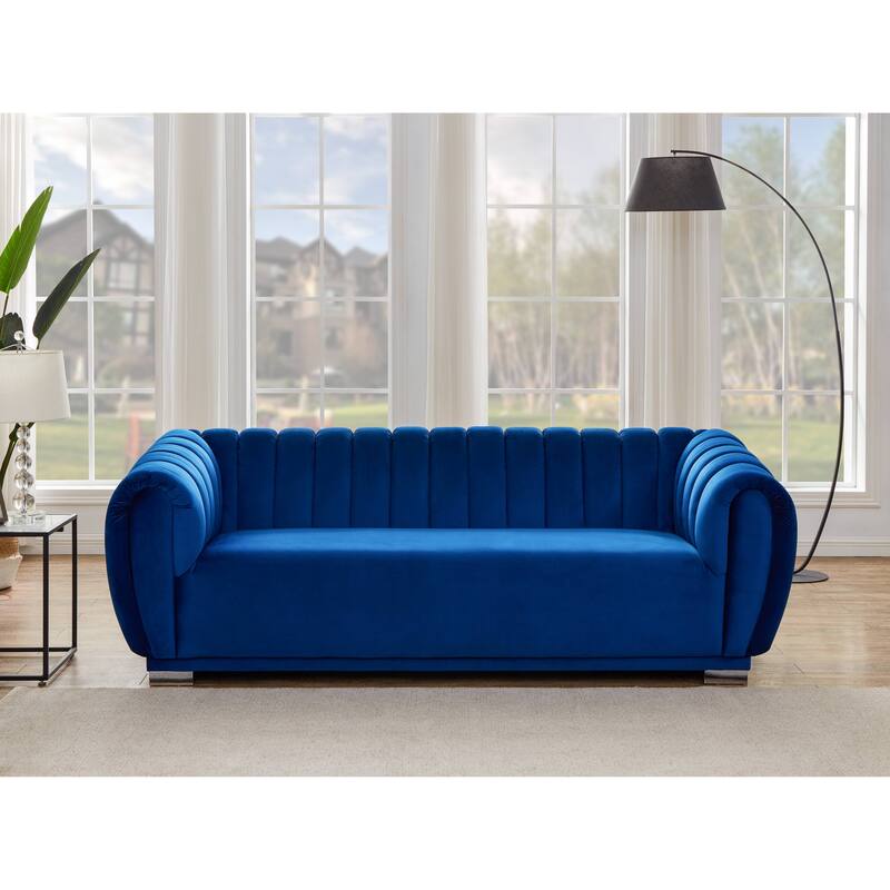 Kayley Luxury Velvet sofa love seat Standard Living Room Set