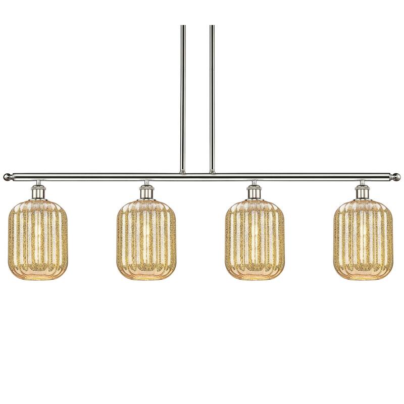 Innovations Lighting 516-4I-13-48 Preston Linear Preston 4 Light 48" - Polished Nickel / Mercury