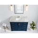 preview thumbnail 61 of 161, Willow Collection 48 in W x 22 in D x 36 in H Boston Single Bowl Sink Bathroom Vanity with Countertop