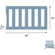 preview thumbnail 37 of 53, Dream On Me Convertible Crib Toddler Guard Rail