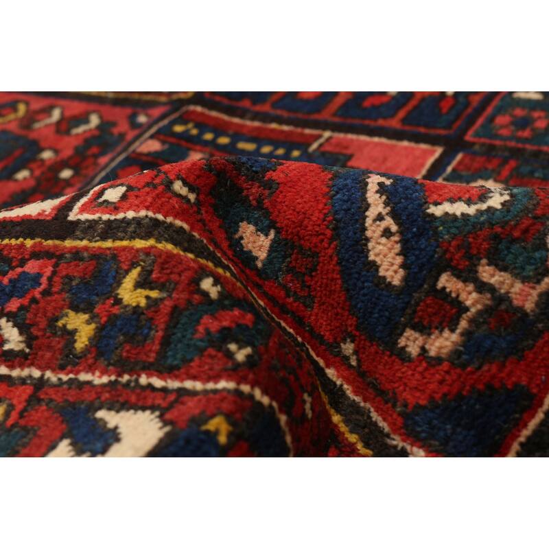 ECARPETGALLERY Hand-knotted Kayseri Vintage Red Wool Rug - 4'11 x 6'4