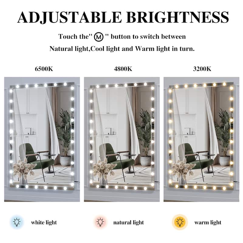 Hollywood LED Full Body Mirror with Lights