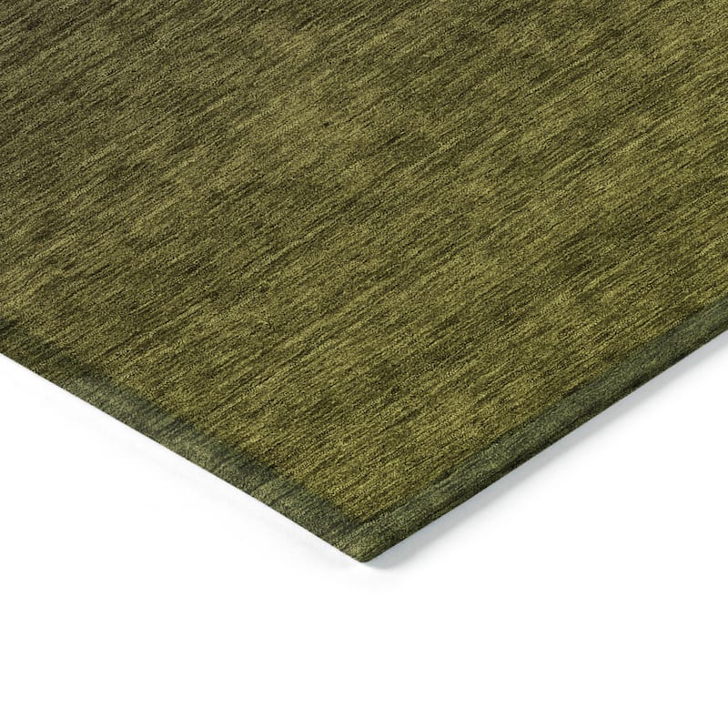Machine Washable Indoor/ Outdoor Chantille Ombre Solid Rug