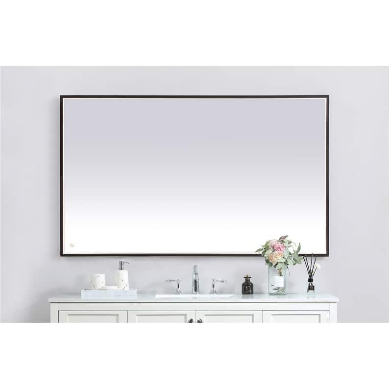 Indigo Home 36x60 inch LED mirror with adjustable color temperature