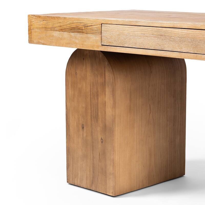 Norbert Desk-Reclaimed Natural Elm