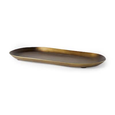 Payson 18.0L x 8.5W x 0.8H Aluminum Candle Tray - 18.0L x 8.5W x 0.8H