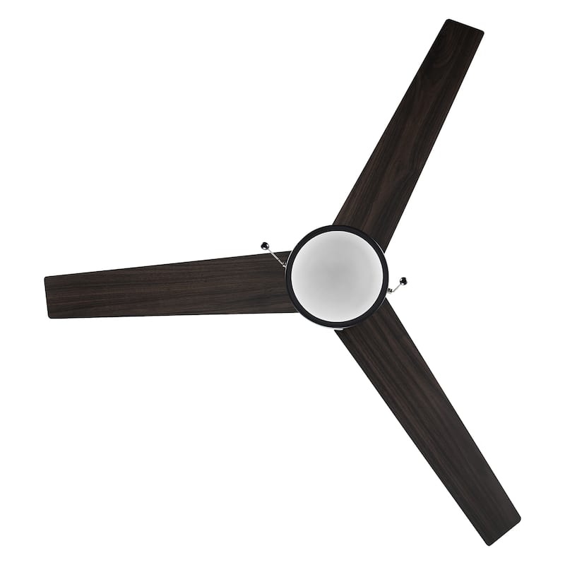 CARRO Abraxas 52" 3-Blade Indoor Ceiling Fan With LED Light -Pull Chain