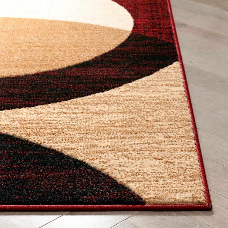 Well Woven Dulcet Bingo Modern Geometric Circles Area Rug