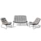Option Dark Grey with 2 single chairs