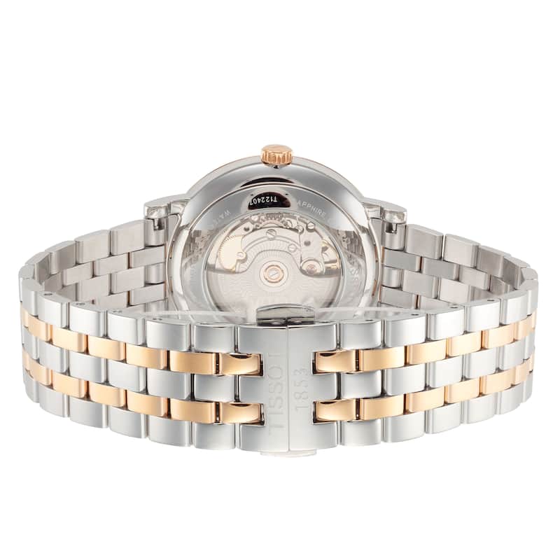 Tissot Men's Carson 40mm Automatic Watch T1224072203101 - Silver - N/A