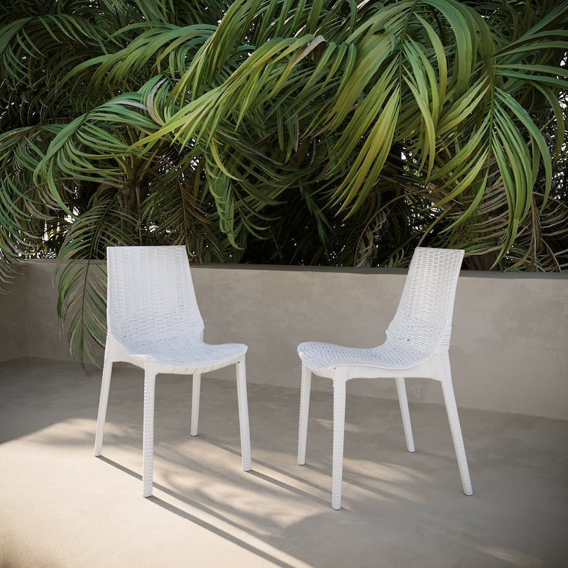 Lumina outdoor patio chair, set of two