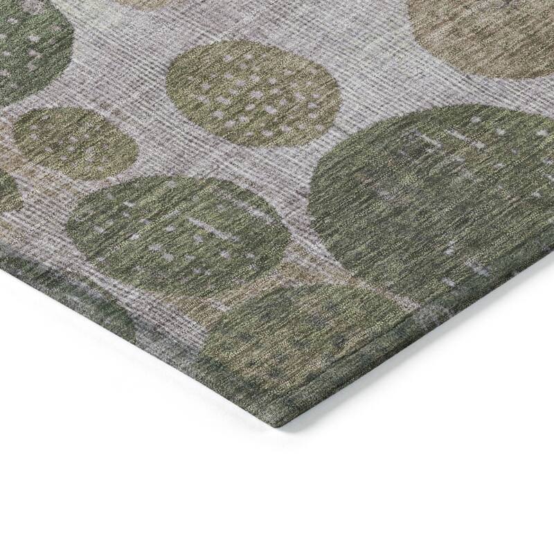 HomeRoots Geometric Transitional Rectangle Outdoor Rug