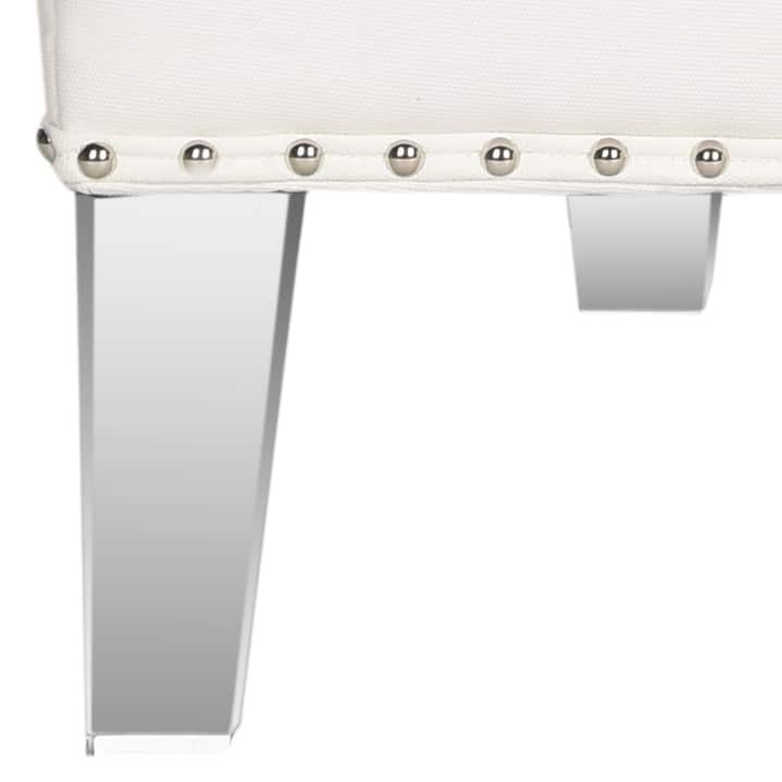 SAFAVIEH Shalon White/ Clear Club Chair - 31.3" x 32.3" x 31.9" - 31Wx32Dx32H