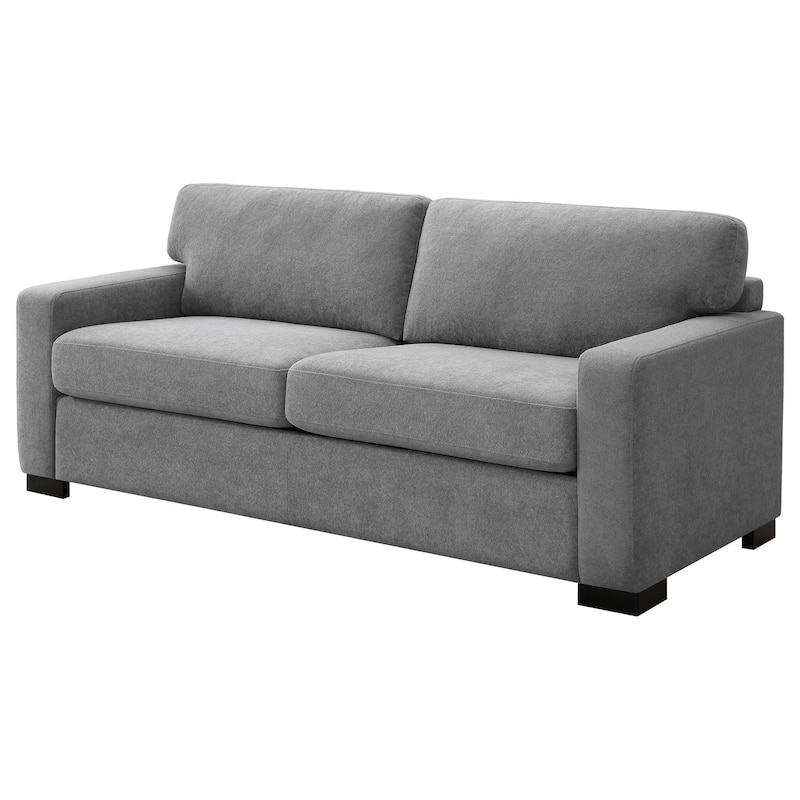 Simmi Sofa Sleeper with Queen Mattress, Light Gray Fabric, 82 Inch